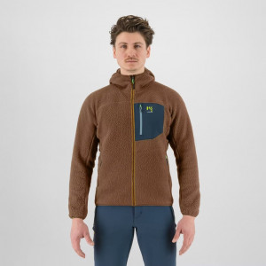 Karpos Moiazza Retrò Hoodie Fleece Marron/Brown (Nuthatch/Midnight)