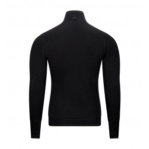 Merino wool zip-up jacket Aclima DoubleWool Jacket Man - Black