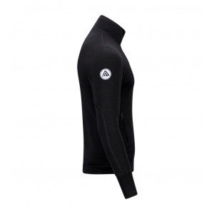 Merino wool zip-up jacket Aclima DoubleWool Jacket Man - Black