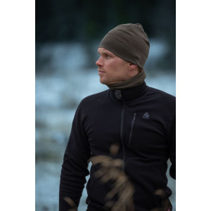 Merino wool zip-up jacket Aclima DoubleWool Jacket Man - Black