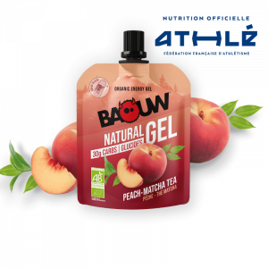 Baouw Natural Gel Pêche-Thé Matcha