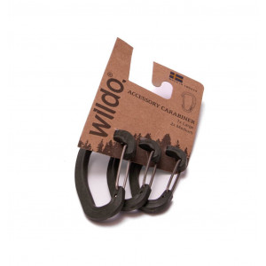 Wildo Accessory Carabiner 3 Set olive