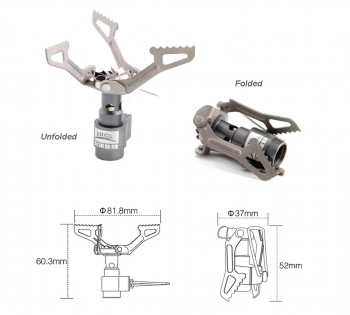 Dimensions Réchaud à Gaz BRS 3000T