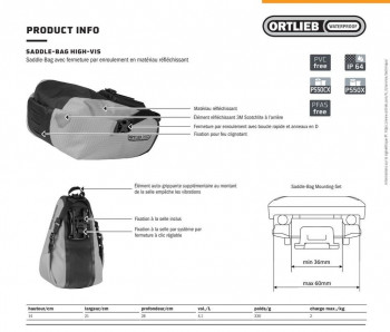 Dimensions Ortlieb