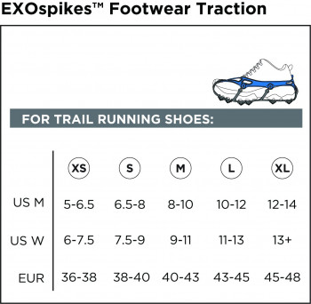 Dimensions Crampons Kahtoola Exospikes