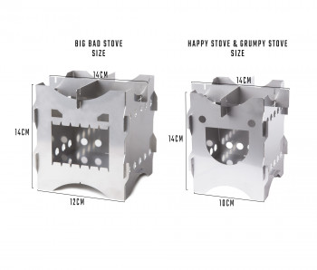 Dimensions Réchaud à bois Savota Big Bad Stove