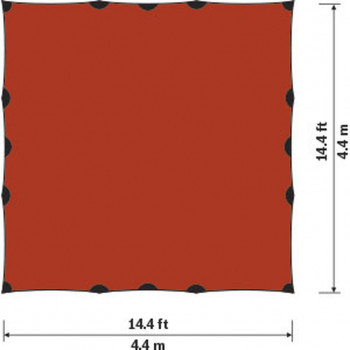 Dimensions Hilleberg Tarp UL 20