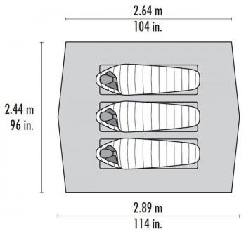 Dimensions Dimensions Msr Thru-Hiker 70Wing