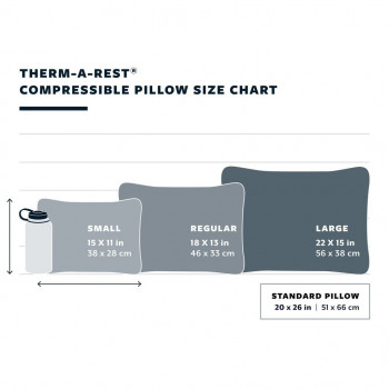 Dimensions Thermarest Compressible Pillow Cinch