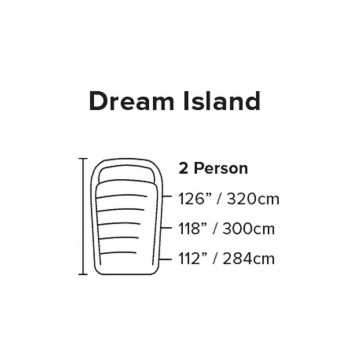 Dimensions Big Agnes Dream Island 20° Doublewide