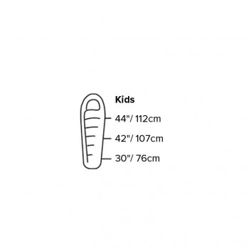 Dimensions Big Agnes Little Red 20°
