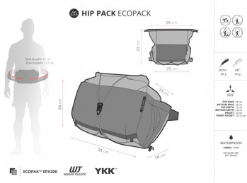 Dimensions Liteway Hip Pack