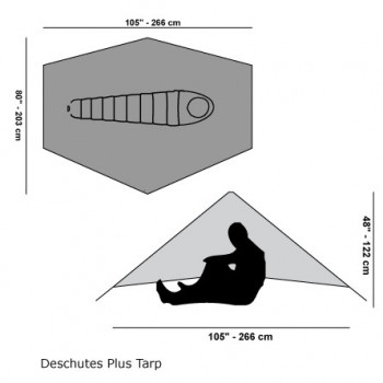 Dimensions Tarp Six Moon Designs Deschutes Plus