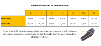 Dimensions Neos Overshoe Adventurer
