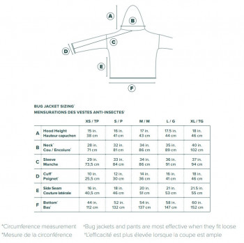 Dimensions Coghlan's Bug Jacket - Veste anti-insectes