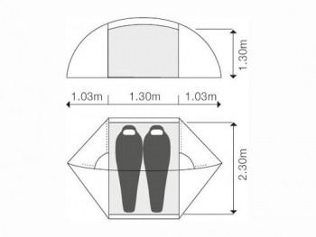 Dimensions Exped Orion II Extreme