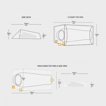 Dimensions Snugpak Ionosphere IX WGTE