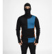 Aclima WarmWool Hood Sweater W/Zip Man - Noir/Bleu
