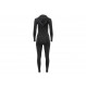 Jumpsuit with balaclava 100% merino wool Aclima WarmWool Overall Woman-Black