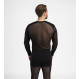 Ultra-light, breathable underwear Aclima WoolNet Light Crew Neck Man-Noir