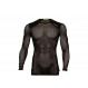 Ultra-light, breathable underwear Aclima WoolNet Light Crew Neck Man-Noir