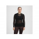 Warm, ultra-breathable underwear Aclima WoolNet Original Crew Neck Woman-Noir
