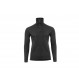 Warm, hard-wearing zip-neck polo shirt Aclima WoolTerry Polo Man-Noir