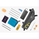 Lightweight, waterproof frame bag Expedition Compact Frame Pack - 3 L
