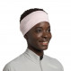 Lightweight, reflective headband Buff Dryflx Headband-Rose/Solid Camélia