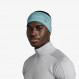 Lightweight, reflective headband Buff Dryflx Headband-Turquoise/Pool