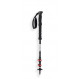 Bâtons Corto Fuji - 3 Parts Powerlock Long Grip - Black/Red