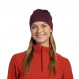 Buff Merino Lightweight Beanie-Bordeaux/Garnet