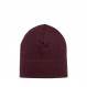 Buff Merino Lightweight Beanie-Bordeaux/Garnet