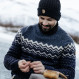 100% wool ribbed beanie Fjällräven Byron Hat