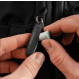 Kit of foam travel earplugs and their silicone cases Matador Travel Earplugs Kitx2 Black and White