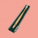 Sloe Charm Wood Toothbrush with green case