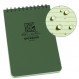Carnet étanche Rite in the Rain Top Spiral Notebook 10x15cm - Vert
