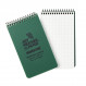 Carnet imperméable Modestone Waterproof Notepad 76x130mm Olive