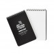 Carnet imperméable Modestone Waterproof Notepad 96x148mm Noir