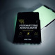 Waterproof and phosphorescent notebook Modestone Waterproof Glowpad 96x148 cm-Noir