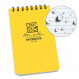 Rite in the Rain Top Spiral Notebook 8x13cm - Jaune