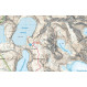 Carte Høyfjellskart Lofoten: Moskenesøya & Flakstadøya 1:30.000