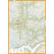 Carte de randonnée Turkart Bergsdalen & Voss en Norvège  - Echelle 1:50 000