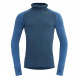 Soft and warm underwear Devold Expedition Merino Silk Hoodie Man-Flood/Blue