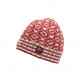 Pure new wool hat Devold Svalbard Wool Beanie-Hindeberry/Offwhite