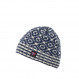 Pure new wool hat Devold Svalbard Wool Beanie-Night/Offwhite