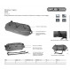 Waterproof, multifunctional bikepacking bag Ortlieb Dry-Pack - Sable/Dark Sand