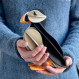 Macareux moine en bois Lovi Puffin