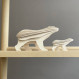 Ours Polaire en bois Lovi Polar Bear
