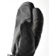 Warm, waterproof 3-finger leather gloves Hestra Army Leather Gore-Tex 3-fingers- Black